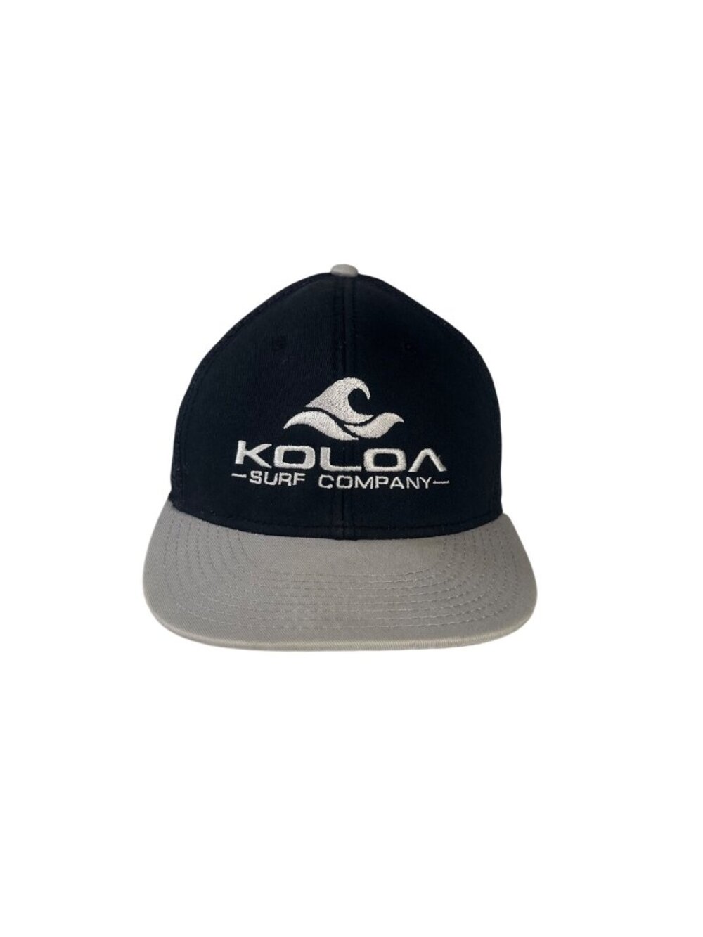 Koloa Surf Company Trucker Hat Black Gray Mesh Snapback Otto Brand Adjustable
